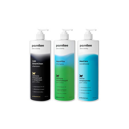 Набор «1:50 SmartClean 1л + AquaVita 1л + Маска-кондиционер 1л»